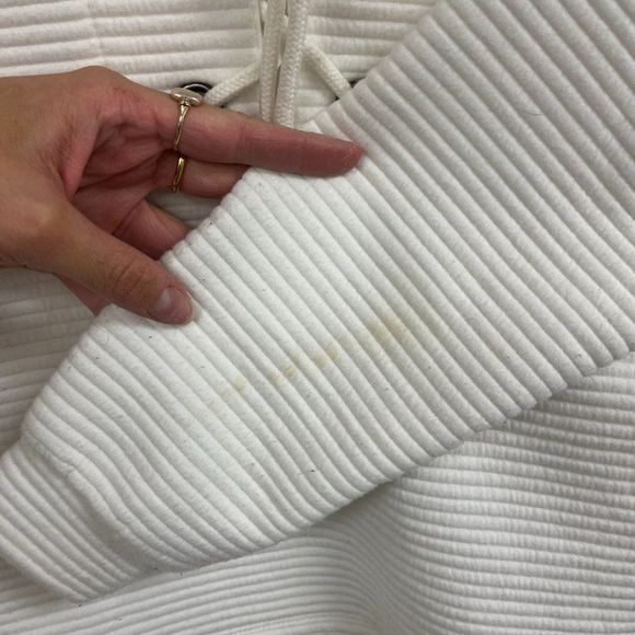 Forever 21 White Lace Up Sweater - Picture 6 of 6